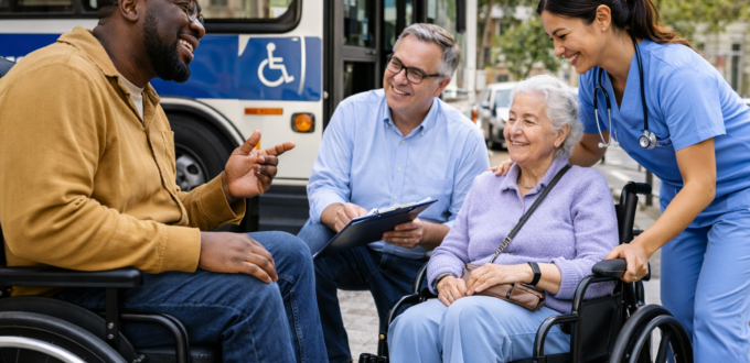 Receiving support in the community