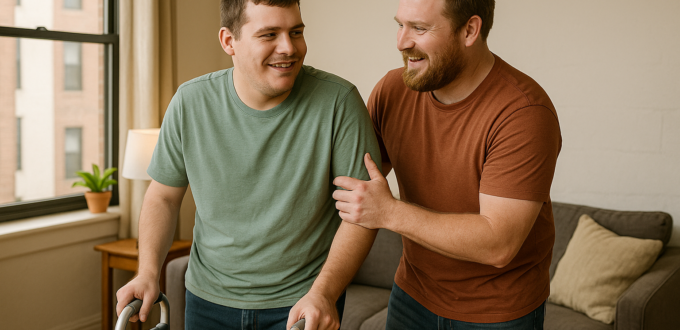 get paid to care for a family