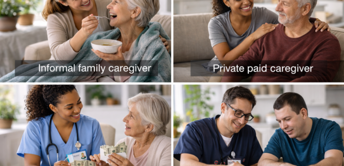4 types of caregivers