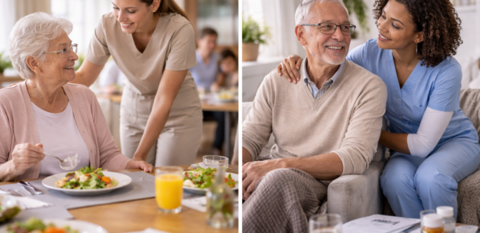 Difference Between Assisted Living and Home Care 1 Difference Between Assisted Living and Home Care