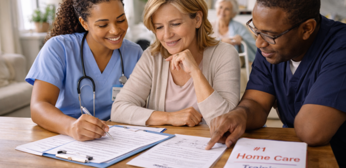 become a home health care worker